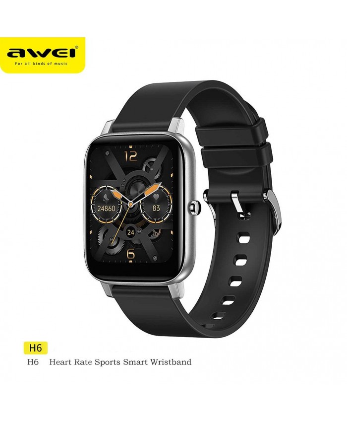 Awei H6 Smart Watch & Band Fitness Build In Blood Pressure Health Care Analysis Sport and Sleep Data Fast Magnetic Charging